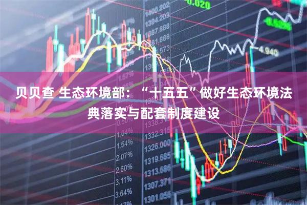 贝贝查 生态环境部：“十五五”做好生态环境法典落实与配套制度建设