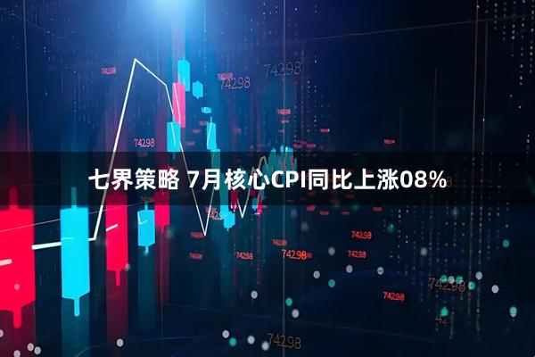 七界策略 7月核心CPI同比上涨08%